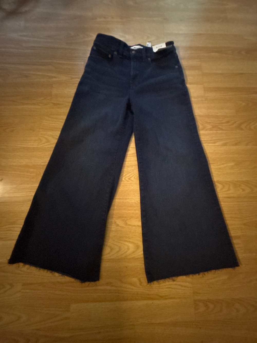 Madewell Flared Cropped Wide Leg Jeans 27 Petite